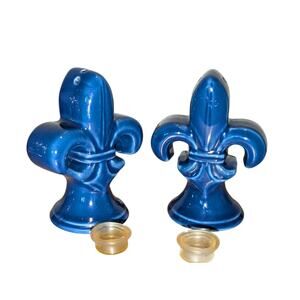 Fleur de Lys Blue by Portmeirion Salt & Pepper Shakers